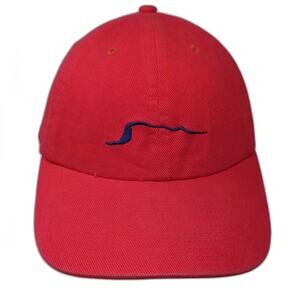 Cali Fame Baseball Cap Red Blue One Size Slideback Jug Mountain Ranch Idaho Hat